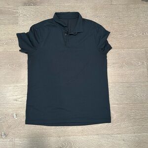 lululemon athletica Black Polo Shirt